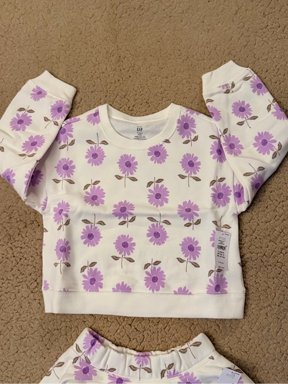 🤍New Gap Baby & Toddler VintageSoft Floral Skort Set🤍 - Picture 3 of 6